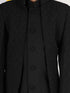 Boy's Black Silk Kurta Set